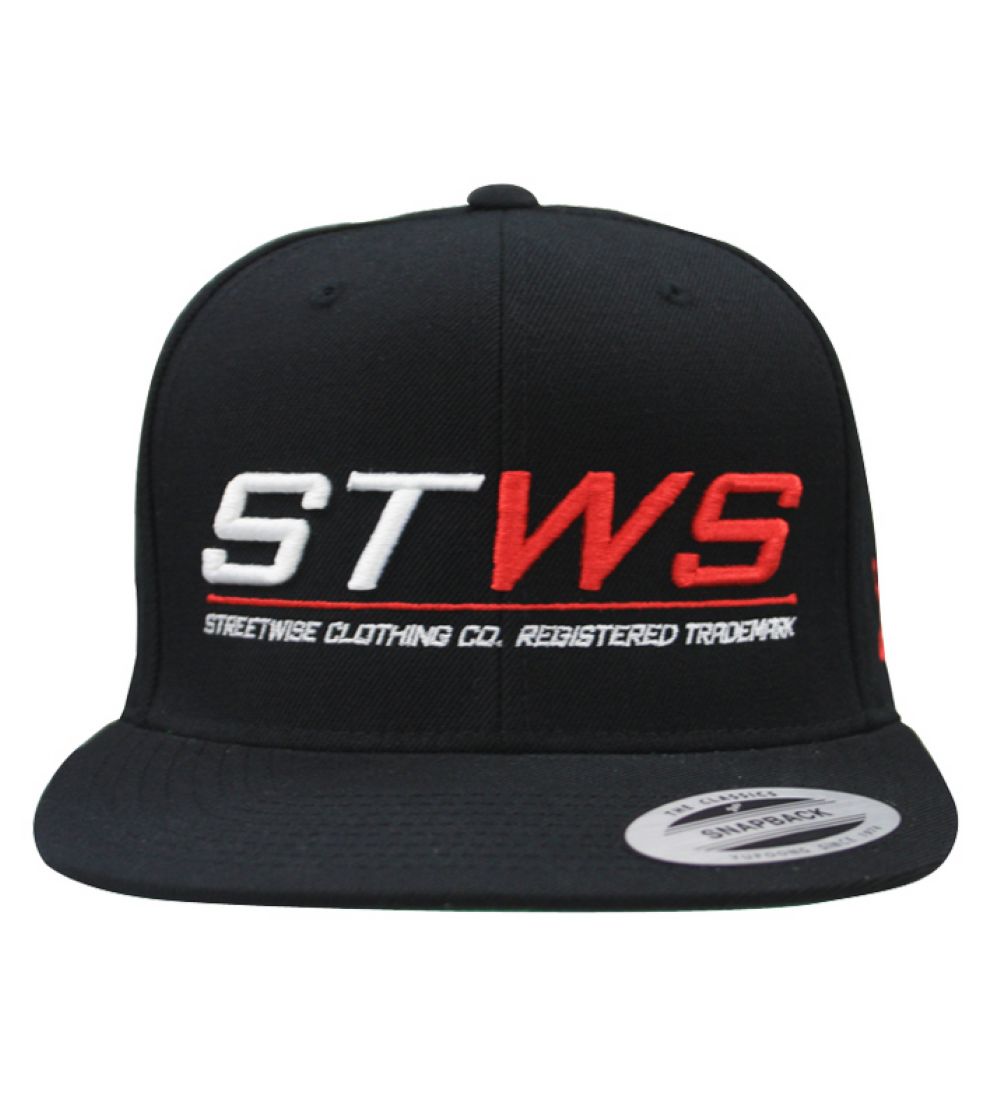 STWS Racing black snap back